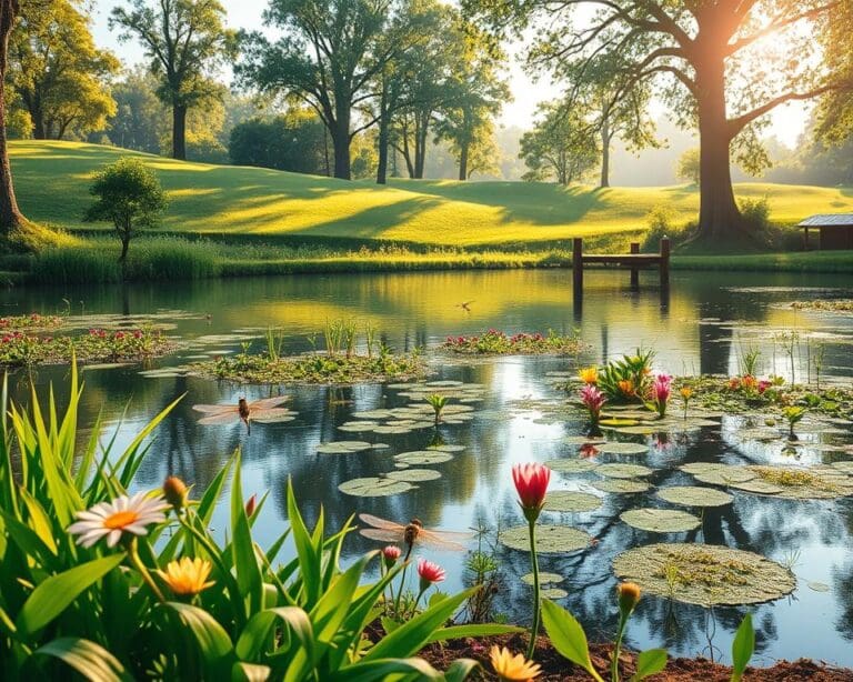 Wie gestaltet man einen Naturteich?