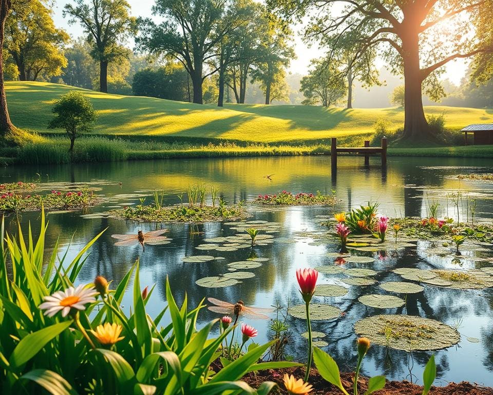 Wie gestaltet man einen Naturteich?