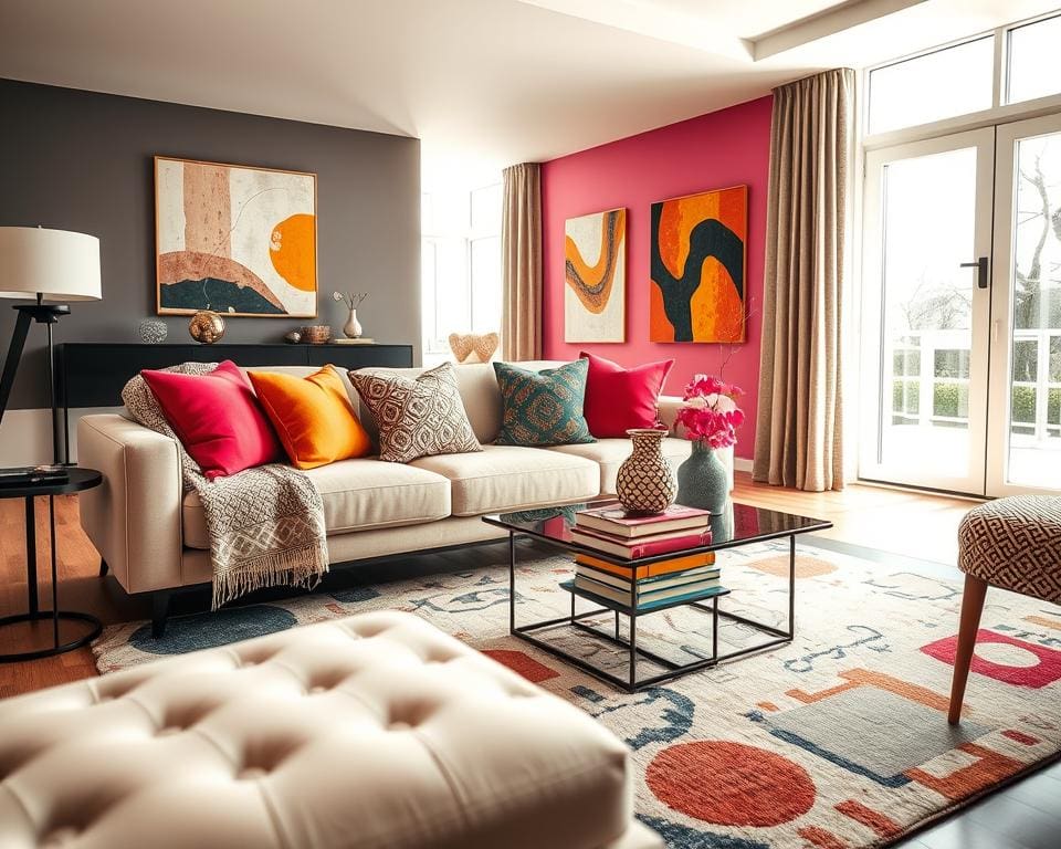 Wie kombiniert man Muster und Farben?