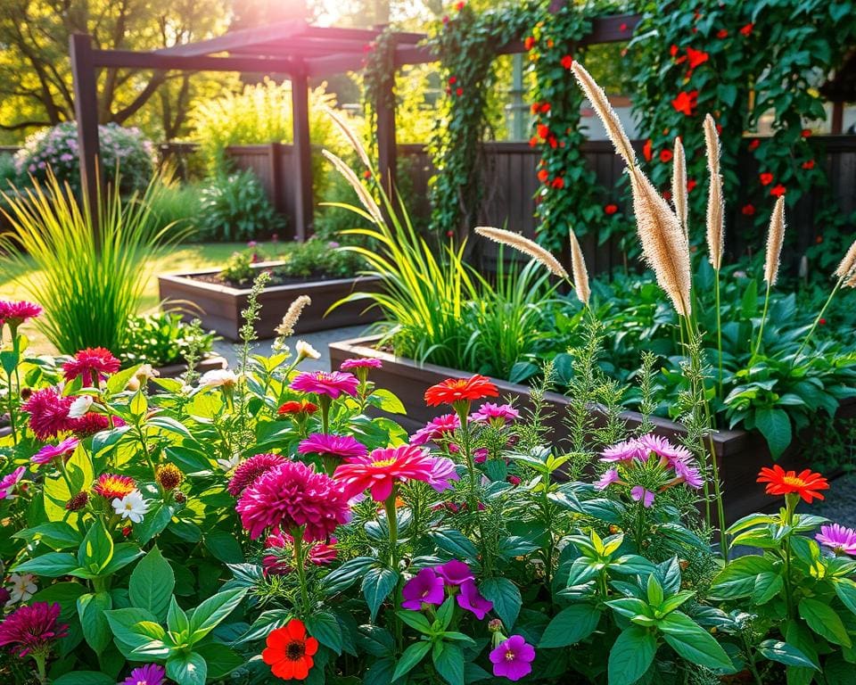 Wie kombiniert man Zier- und Nutzpflanzen?