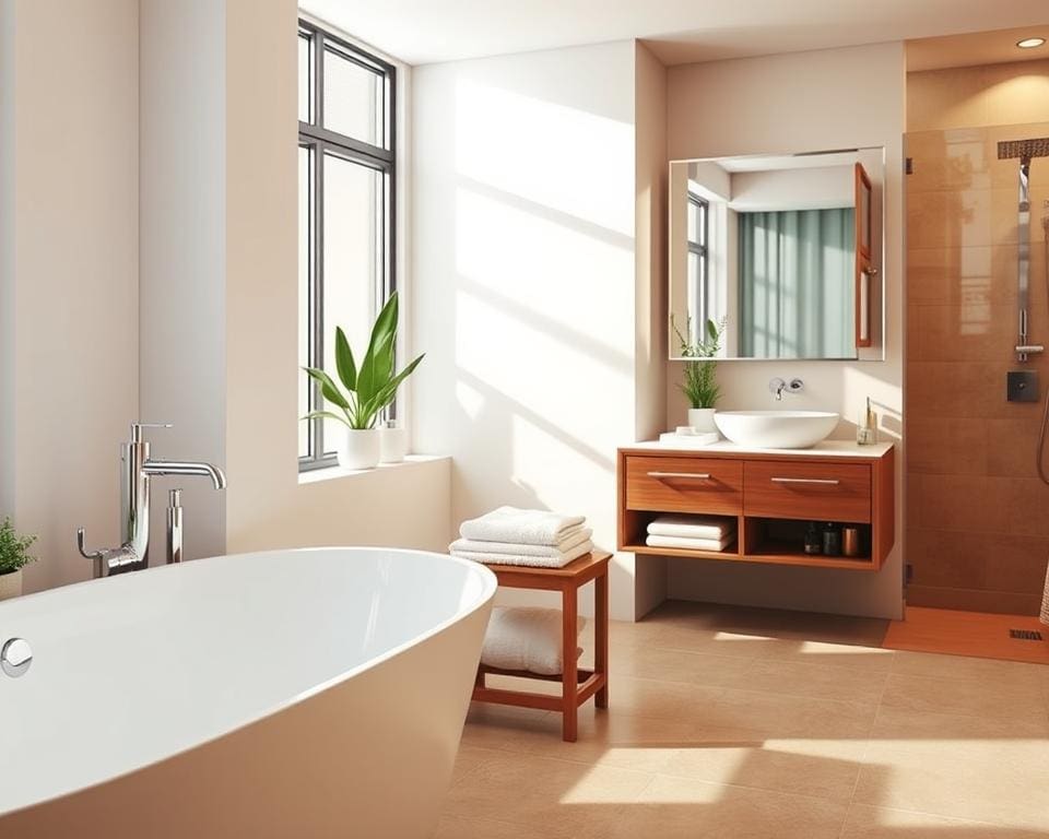 Wie richtet man ein Badezimmer ein?