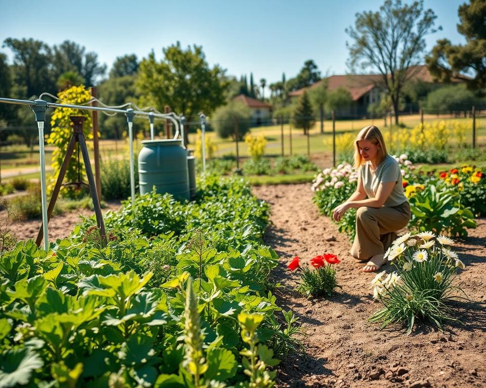 Wie spart man Wasser im Garten?