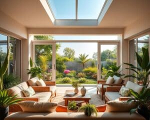 Wie verbindet man Innen und Aussen?