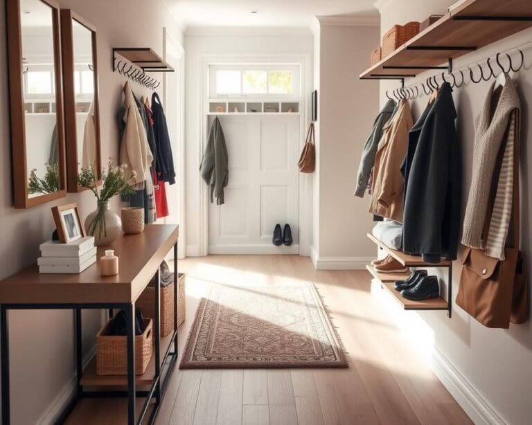 Wie schafft man Ordnung im Flur?