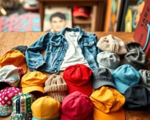 Wie stylt man Caps und Beanies?