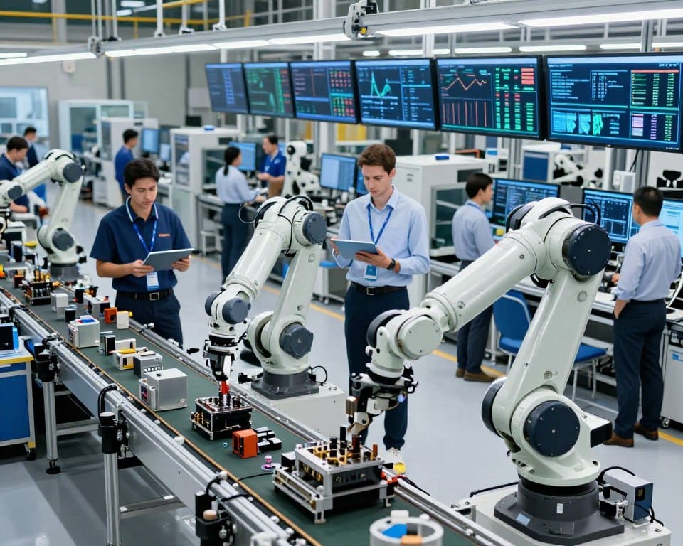 Wie arbeiten Roboter in modernen Fabriken?