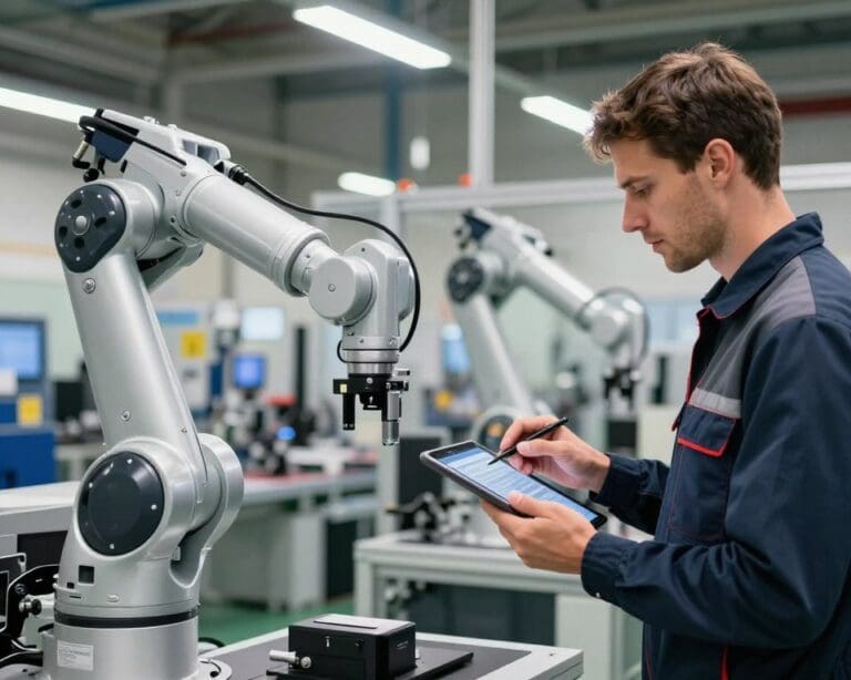 Wie arbeiten kollaborative Roboter im Betrieb?