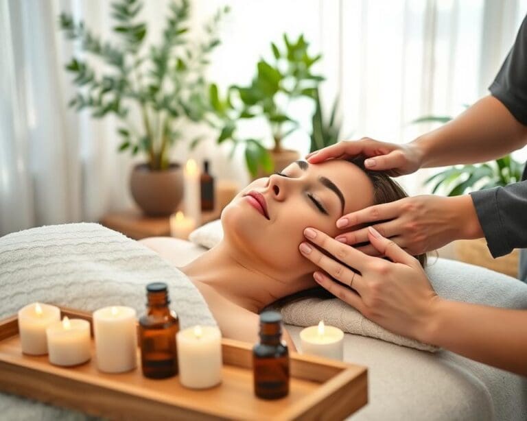 Gesichtsmassage