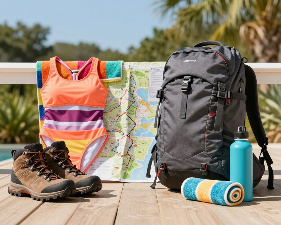 für Aktivferien packen
